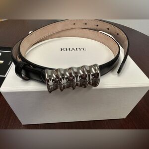 (Brand new) KHAITE Julius Small leather belt Size 80